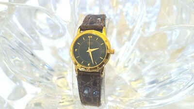 Citizen Women\'s Watch 1012-K13131 Quartz Gold Black Dial White Leather Band 24mm Citizen Watch Women 24mm Champagne Dial Gold Tone Date 1012  main image 4