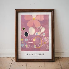 Hilma Af Klint Ten Largest 5 Wall Art Print, Abstract Wall Decor, Famous Artists