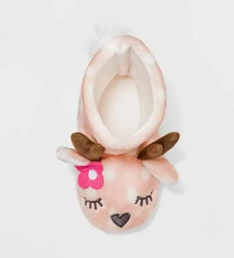 Deer Doe Toddler Girls House Shoes Slipper Boots Slippers Booties Slip proof NEW - Image 4 of 4