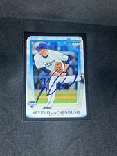 Kevin Quackenbush 2011 Bowman Draft Prospects #BDPP56 Padres Auto Signed Card
