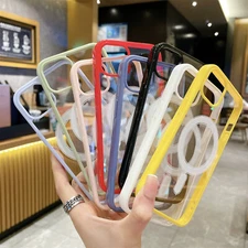 Mag Safe Magnetic Clear Slim Phone Case For iPhone 14 Pro Max 13 12 11 XS XR 8 7