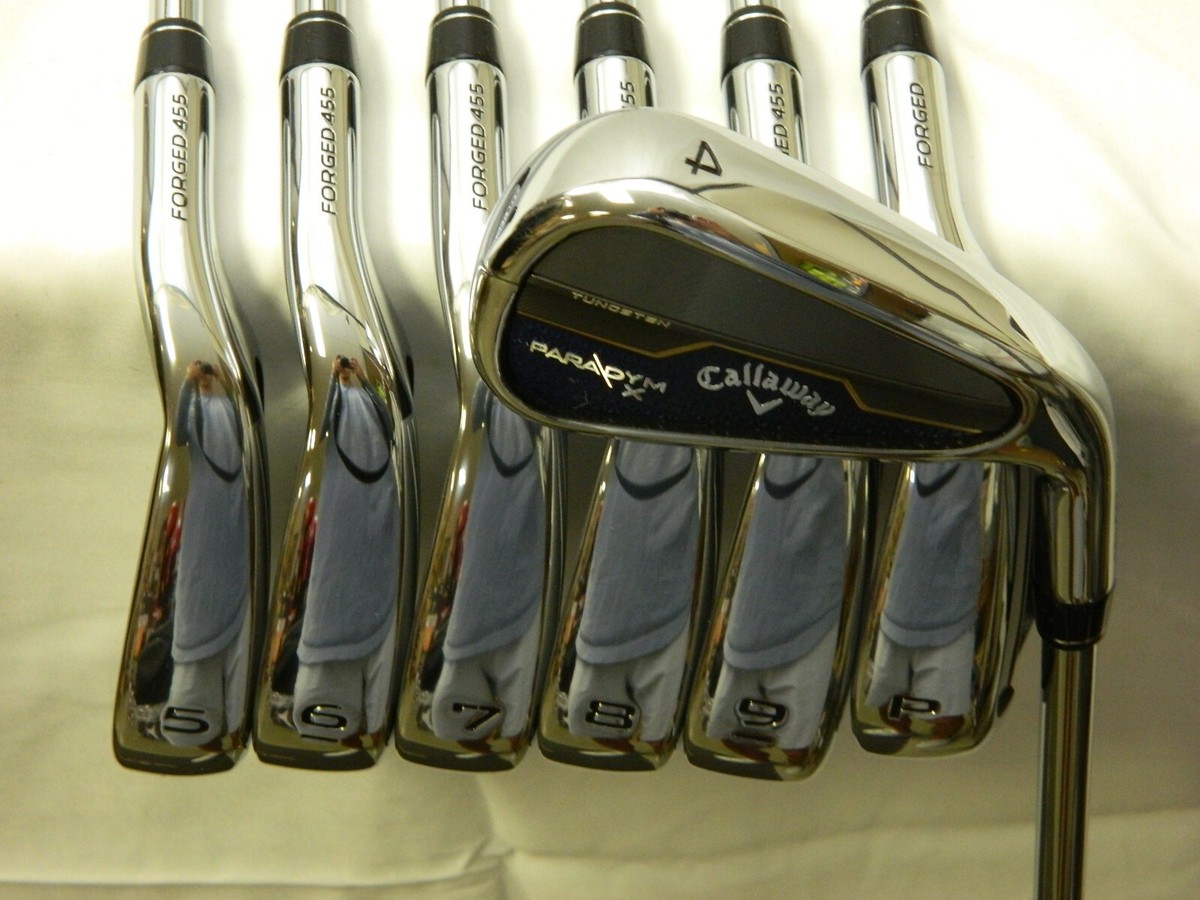 Callaway Paradym X Iron set 4-PW Irons TT Elevate MPH 85 Regular