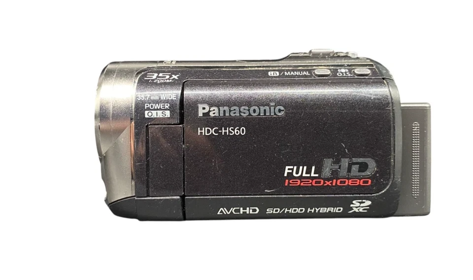 Panasonic Camcorder HDC-HS60 Schwarz Händler Vintage Geprüft Kompakt - Bild 2 von 4