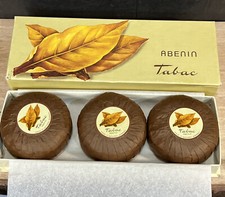 RARE Abenin Tabac Berlin Box Set of 3 Luxury Soaps Made in Western Germany NOS