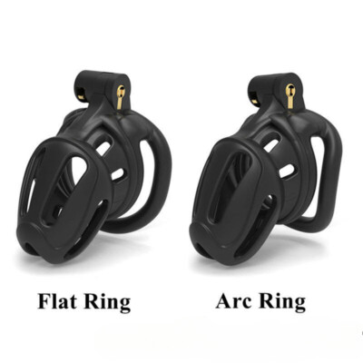 Sissy Chastity Cage Small Cages with 4 Sizes Rings Lock for CBT Chastity Devices
