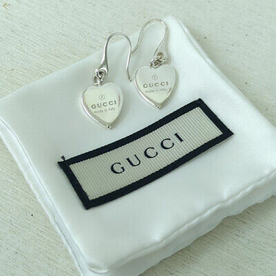 ⚪︎GUCCI グッチ Gマーク ヴィンテージ ピアス 925 美品】 希少 GUCCI グッチ ピアス Gマーク ブラック シルバー