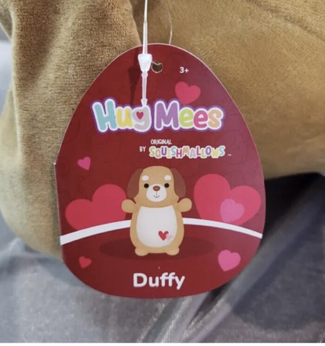 NEW Duffy Squishmallows Hug Mees 18" Valentine's Dog Plush Stuffed Toy 2023 - Picture 4 of 4