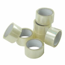36 Rolls Carton Sealing Clear Packing Tape Box Shipping 2" x 55 Yards