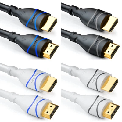 DELEYCON 0,5m 1m 1,5m 2m 3m 5m 7,5m 10m HDMI Kabel 4K UHD 2160p FULL HD 3D HDR CEC Dolby