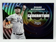 2022 Update Generation Now Black #GN-87 Shane McClanahan /299 - Tampa Bay Rays