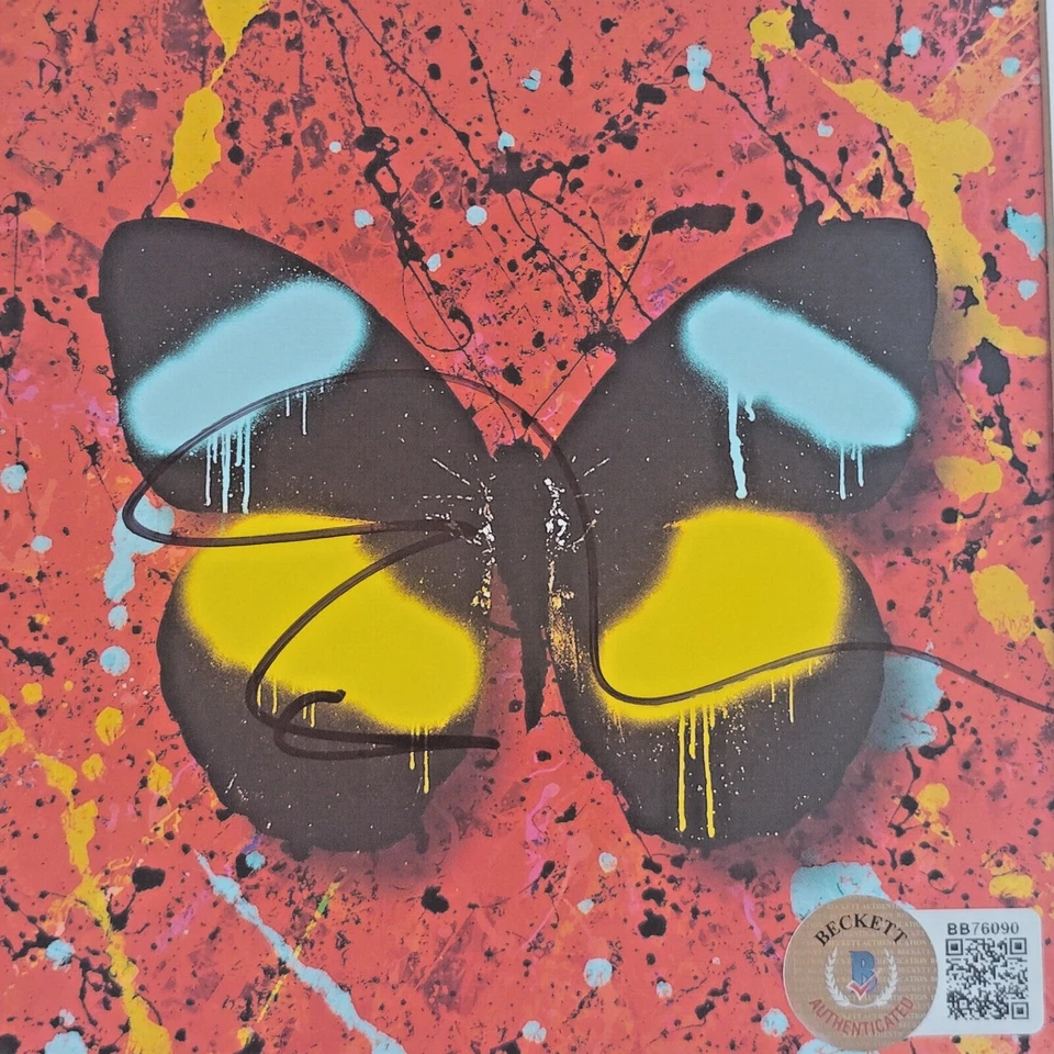 Ed Sheeran Signed CD Overpass Graffiti Single Cover Autograph Framed Beckett COA Foto 2 de 4