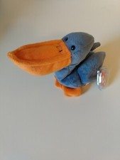 Ty Beanie Baby Scoop The Pelican 1996. NEW, MINT,RARE.