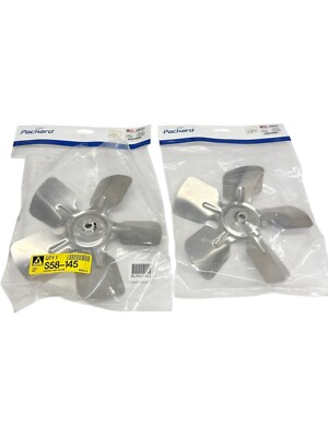 New Packard A65833 Metal Fan Blade (LOT OF 2)  Fast Shipping 