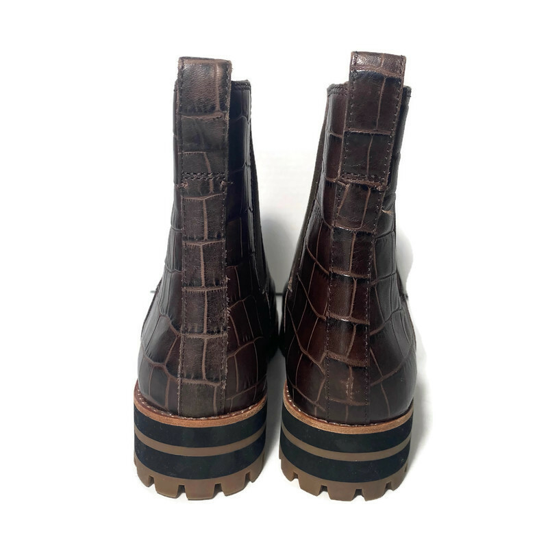 Madewell The Ivy Chelsea Boot in Croc 