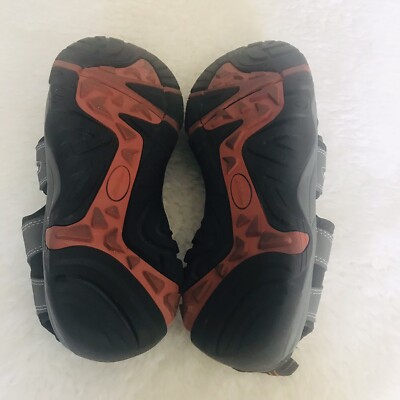 Eddie Bauer Troy Mens Brown Leather Hiking Sandals Closed Toe Bungee Size 10 Eddie Bauer Men main image 3