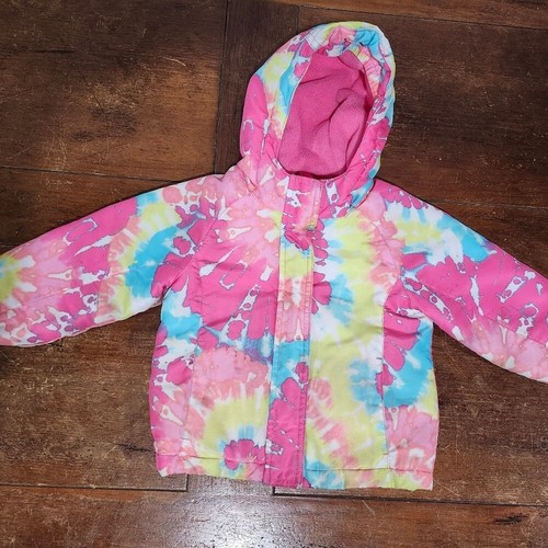 The Children's Place Tie-Dye Puffer Jacket Girls 3T