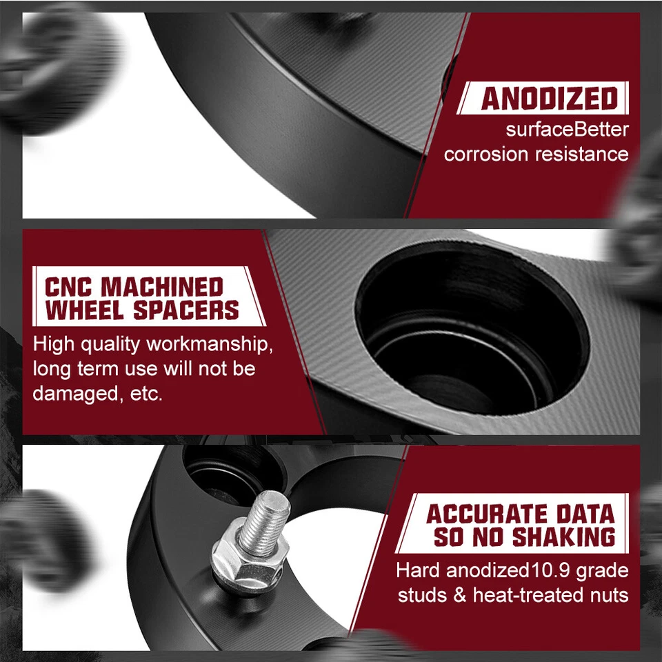 4PCS 1" | 4x110 Wheel Spacers For Honda Rancher 350 400 420 Recon 250 Rincon 650 Foto 4 de 4