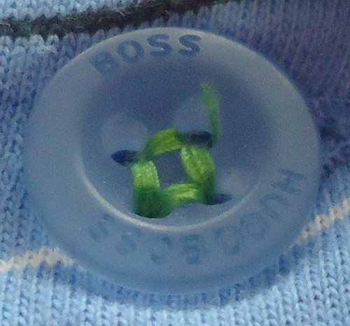 NWT Hugo Boss Green by Hugo Boss LOGO Slim Fancy Stylish Pin Stripe Polo Shirt - Picture 12 of 54