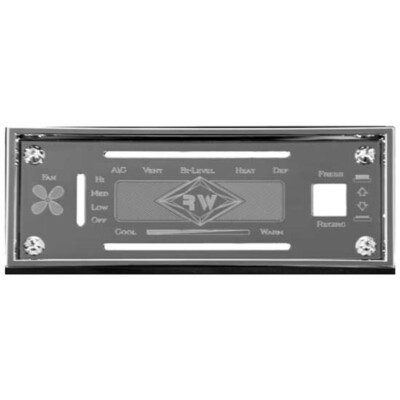 Rockwood Stainless Steel AC Control Plate For Kenworth