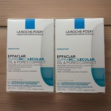 La Roche-Posay Effaclar Supra Molecular Oil Pores Correct 2 PK 1.35 oz ea