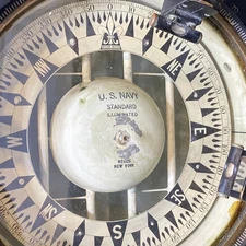 WWII US Navy Ritchie & Sons Compass 