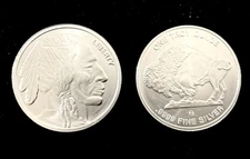2 Fresh 1 Oz .9999 Fine Silver Buffalo Rounds Lot#23M-Money Coin Shop