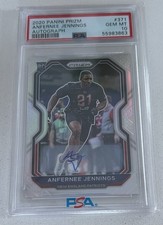 2020 Prizm Anfernee Jennings Autograph #371 Rookie PSA10