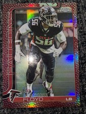 2025 Topps Chrome Football Leonard Floyd #18 Leather Refractor 