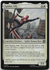 Spider-UK 17 Uncommon Marvel's Spider-Man Magic: The Gathering Foil Near Mint
