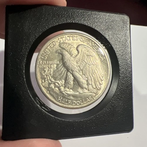 1943 Walking Liberty Half Dollar, Lustrous Gem BU