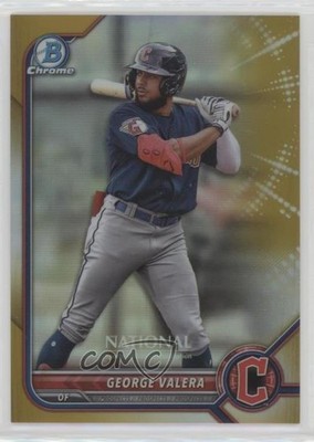 2022 Topps NSCC National Convention Gold Refractor 10/50 George Valera 0b4t