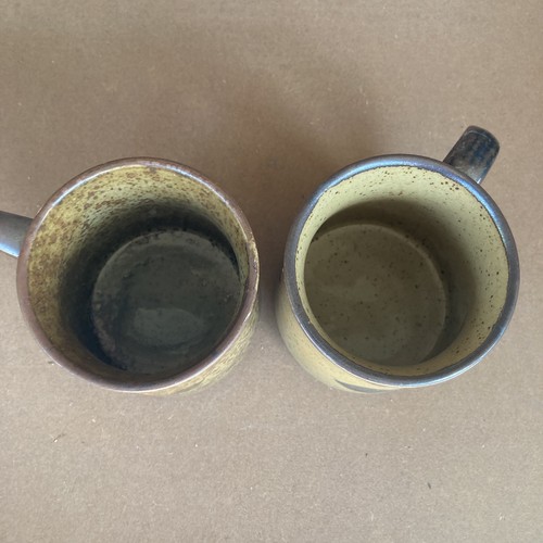2 Vintage Ceramic Floral Mugs Retro Flower Coffee Tea Cups Mid Century Decor - Picture 8 of 10