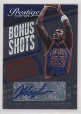 2014-15 Panini Prestige Bonus Shots Auto Plus /99 Mark Aguirre #89 Auto