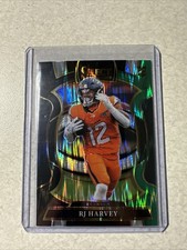Panini 2025 Select Football Black & Green Shock Prizm  RJ Harvey #10