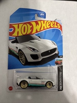 Hot Wheels '75 JAGUAR F-TYPE PROJECT 7 White HW Roadsters 1:64 Diecast - New