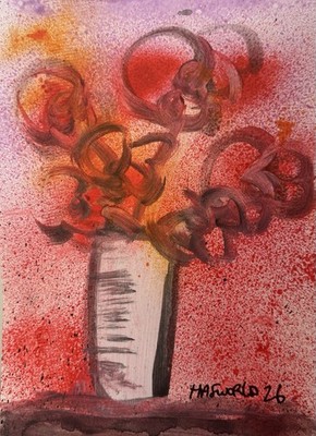 HASWORLD ORIGINAL Kunst Abstrakt Expressionismus Pop Malerei Impressionist Papier