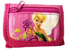 Disney Tinkerbell Tri Fold Kids Wallet New