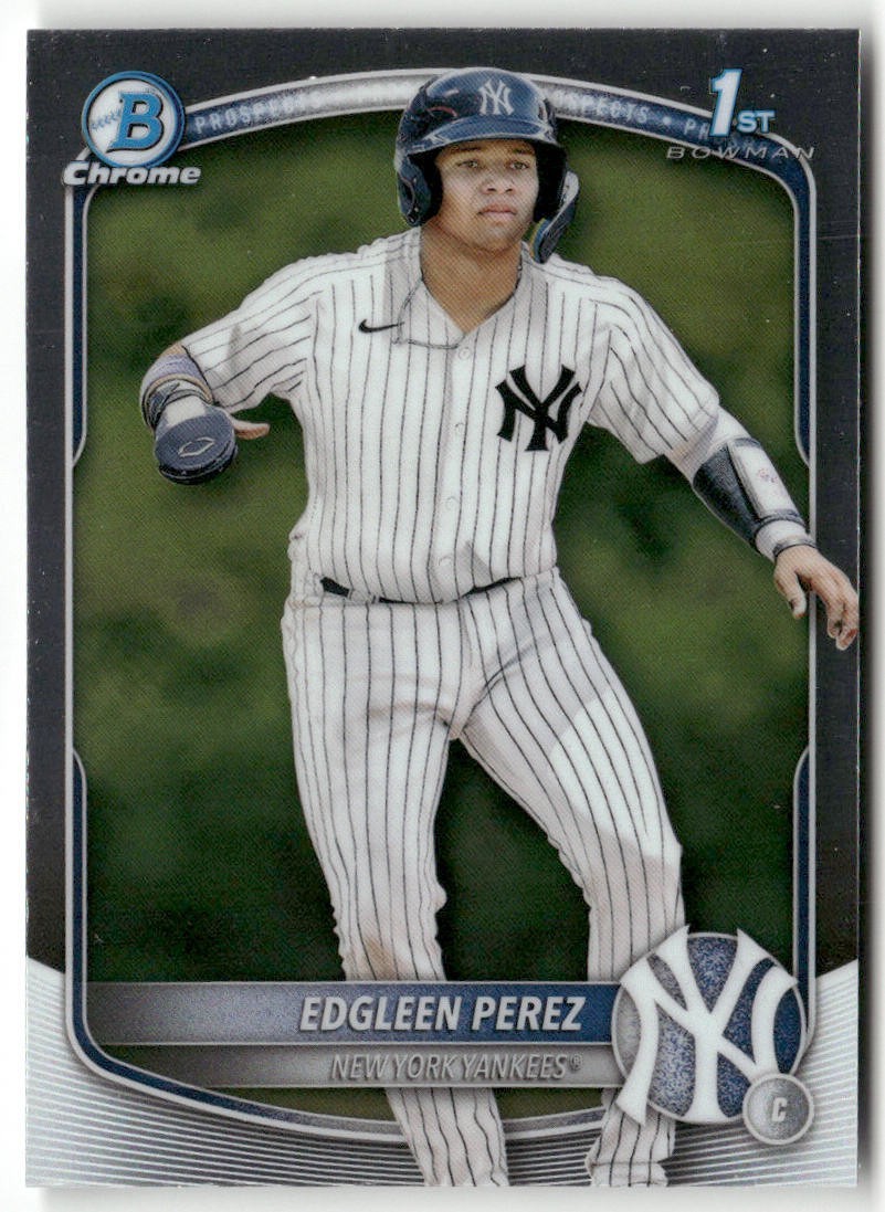 2025 Bowman Chrome Edgleen Perez 1st Bowman #BCP-80