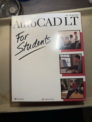 VTG Autocad LT Students 1991/92 New SEALED Box 386/486 3.5  1.44MB Floppy Disk
