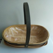 Garden Trug - Traditional Harvest Basket - Rustic Flower Caddy