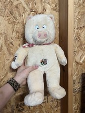 Vintage This Little Piggy Nursery Rhyme Stuffed Plush Animal Giggles Shakes - 9
