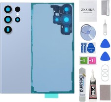 Back Glass Replacement for Samsung Galaxy S23 Ultra 6.8 inches Sky Blue