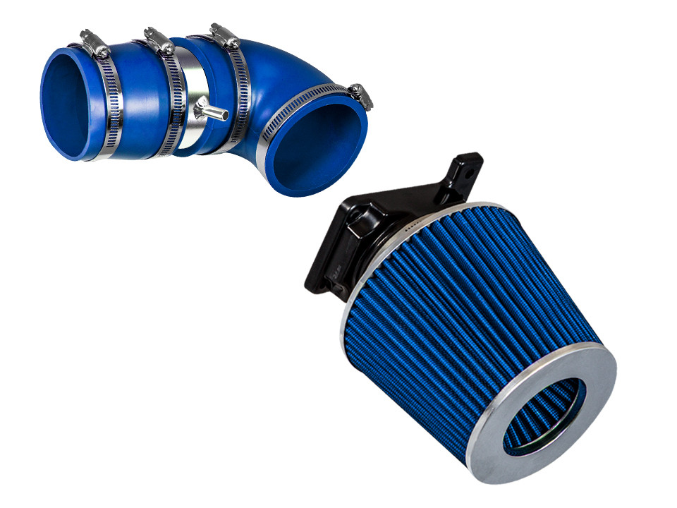 BLUE Short Ram Air Intake Induction Kit + Filter For 02-07 Lancer 2.0L L4