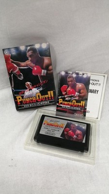 Nintendo Famicom Mike Tyson's Punch-Out!! Game Card Used