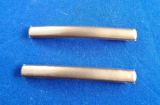  2 Vintage Stay Tight Made In France Bronze Tone 2" Hair Barrettes Lot 11-C