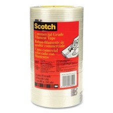 Scotch 7000123442 0.94" W Filament Tape Clear 60 yd 170 lb/in Strength
