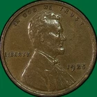 1925 Lincoln Wheat Cent Almost Uncirculated AU Coin #40937