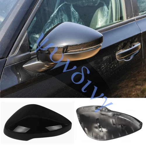 >Side Mirror Cover 2022 23 2024 For Honda Civic Black Left With Turn Signal Hole