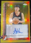 2025 Topps Chrome Basketball Gold Refractor Yang Hansen #266