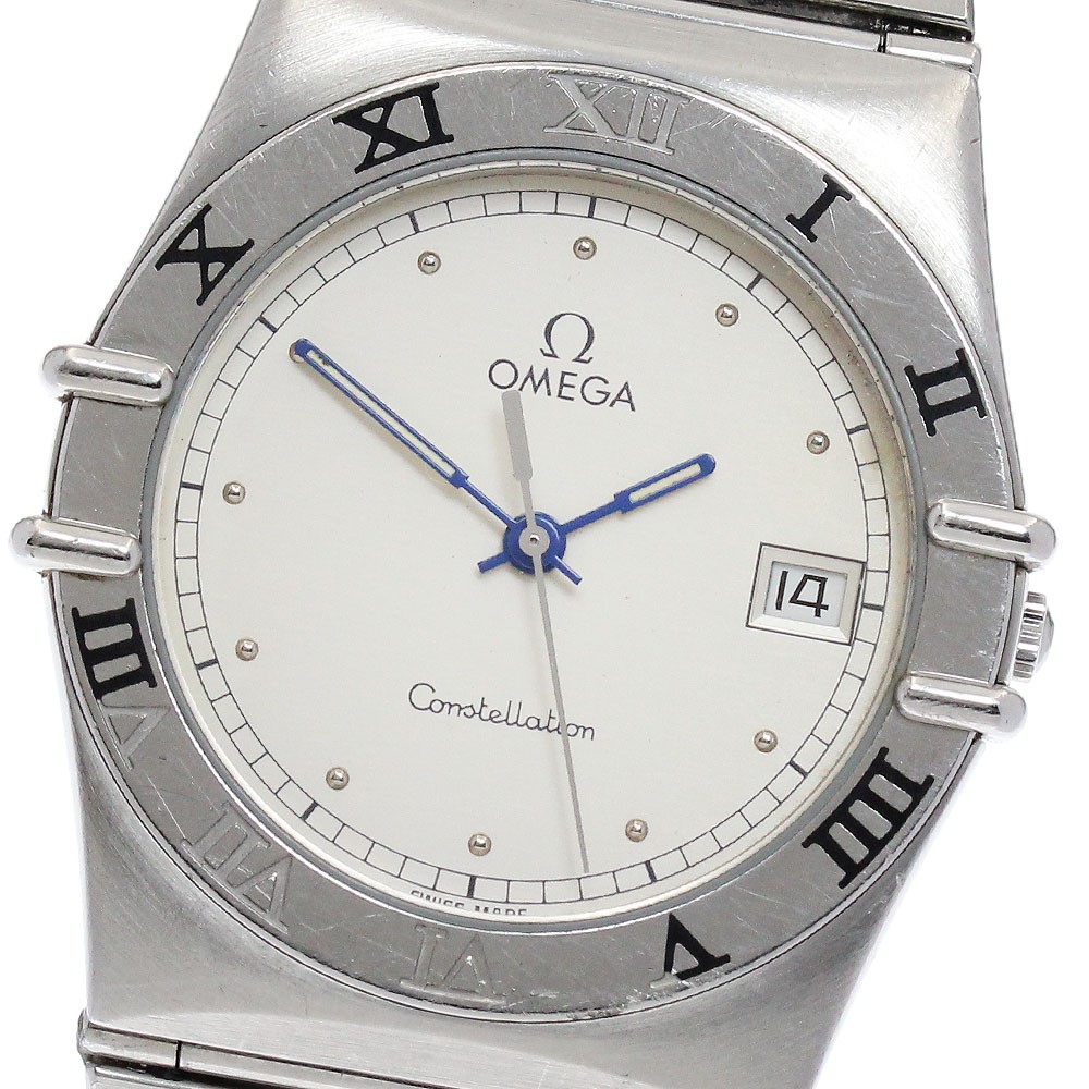 OMEGA Constellation Date Quartz Mens Watch 880710 Pre-Owned